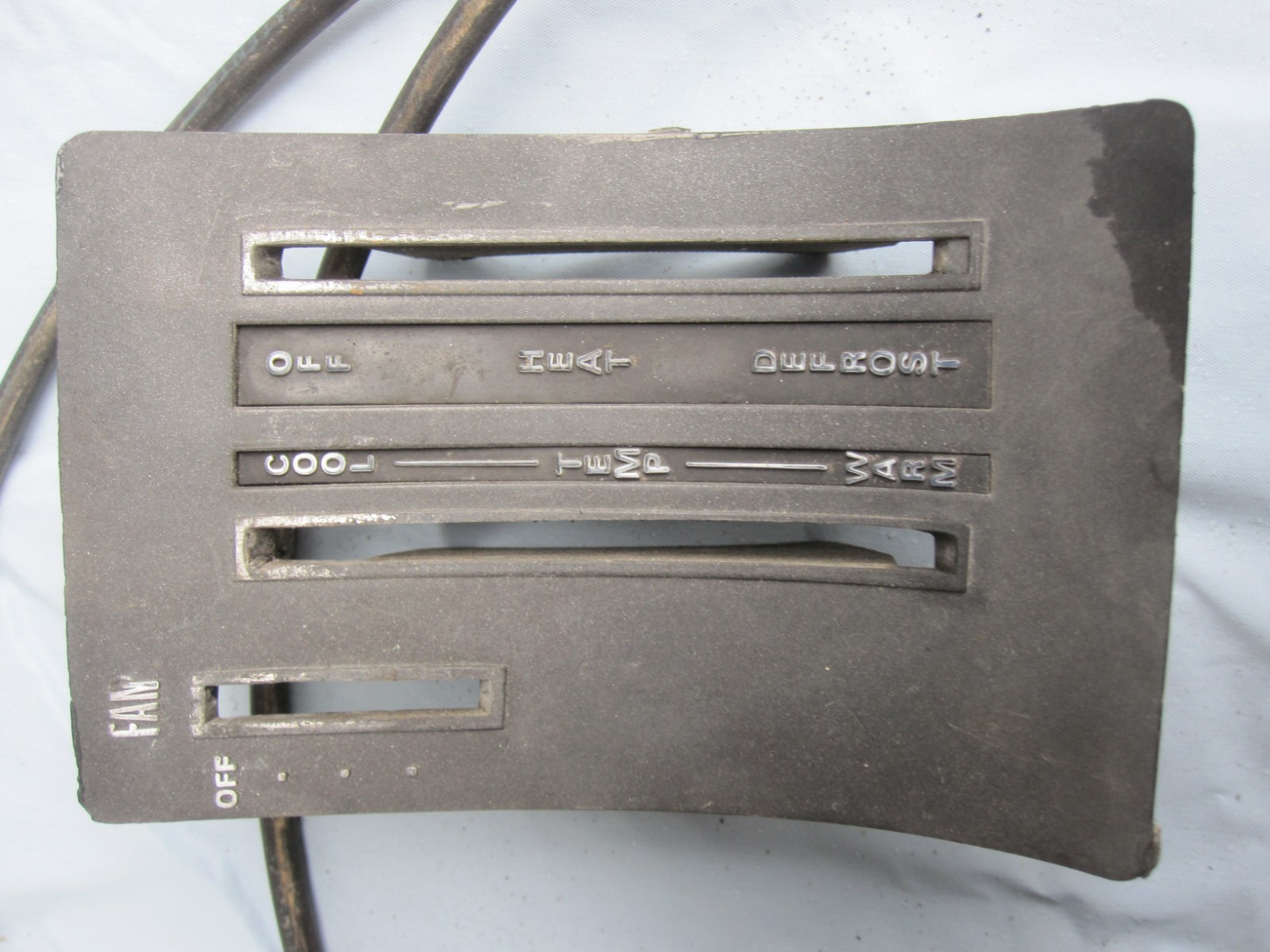 MAVERICK COMET HEATER AC CONTROLER HEAD UNIT W/ CABLES & DASH BEZEL OEM