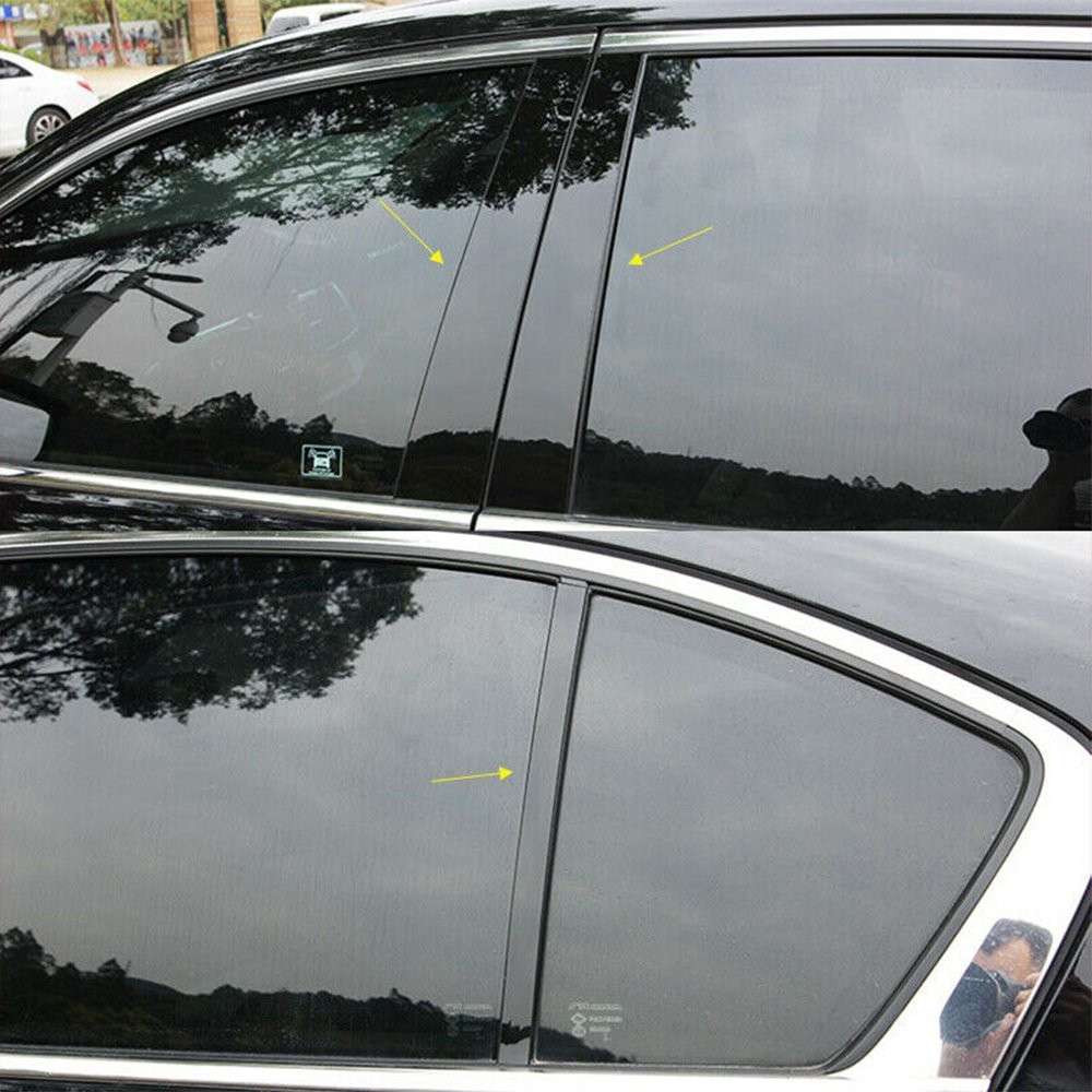 6 For 2014-2018 Toyota Corolla Pillar Post Window Door Trim Cover Car Auto Parts