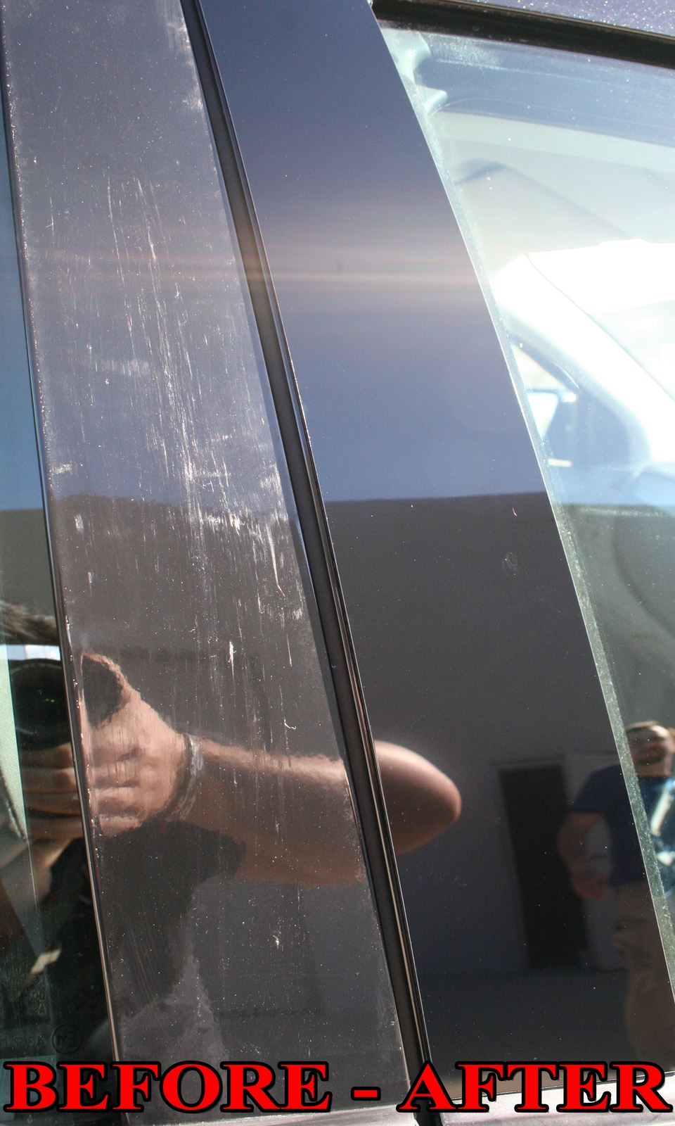 For Toyota Corolla Sedan 2003-08 6Pcs Glossy Black Pillar Posts Door Covers Trim