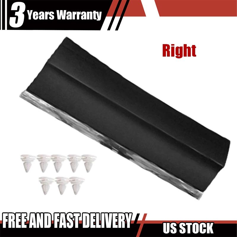For 2018-21 Volkswagen Tiguan Right Rear Door Trim Molding Black Painted