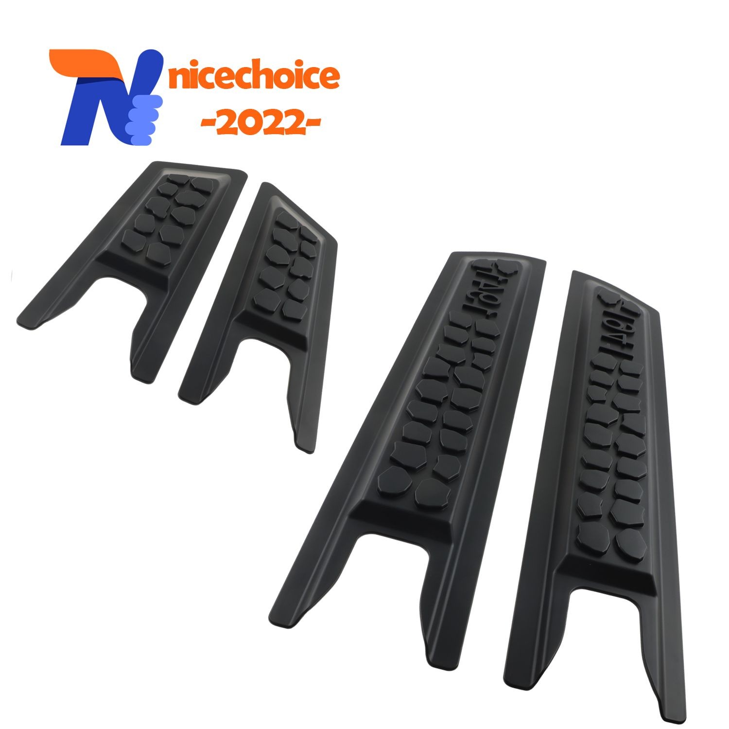 Side Door Garnish Scratch Resistant Cover Black for Jeep Wrangler Gladiator