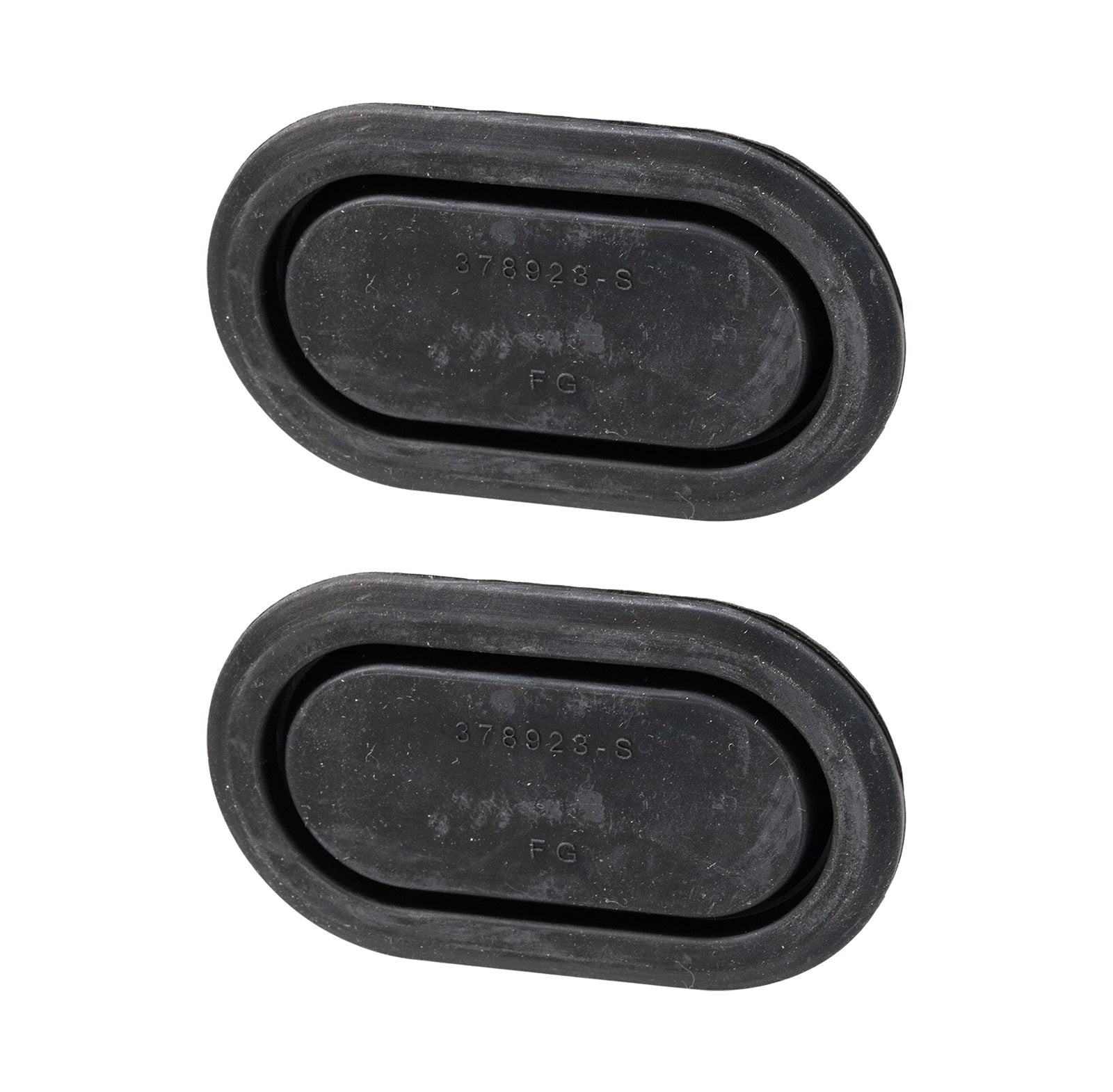 1964.5-1970 Ford Mustang Rear Shock Access Hole Rubber Grommet Plugs Seals Pair
