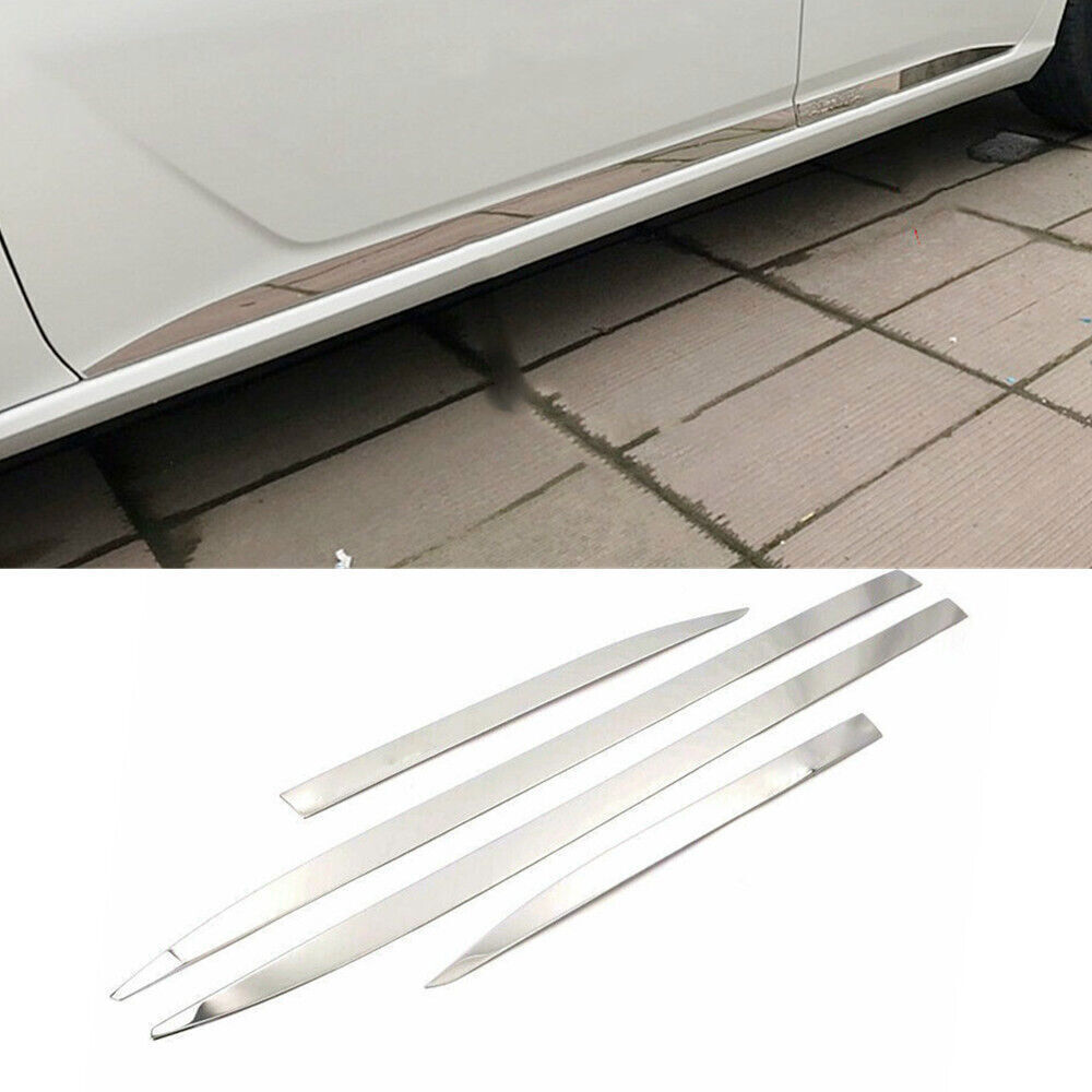For Nissan Altima 2019-2023 Steel Chrome Door Body Bottom Stripe Cover Trim 4pcs