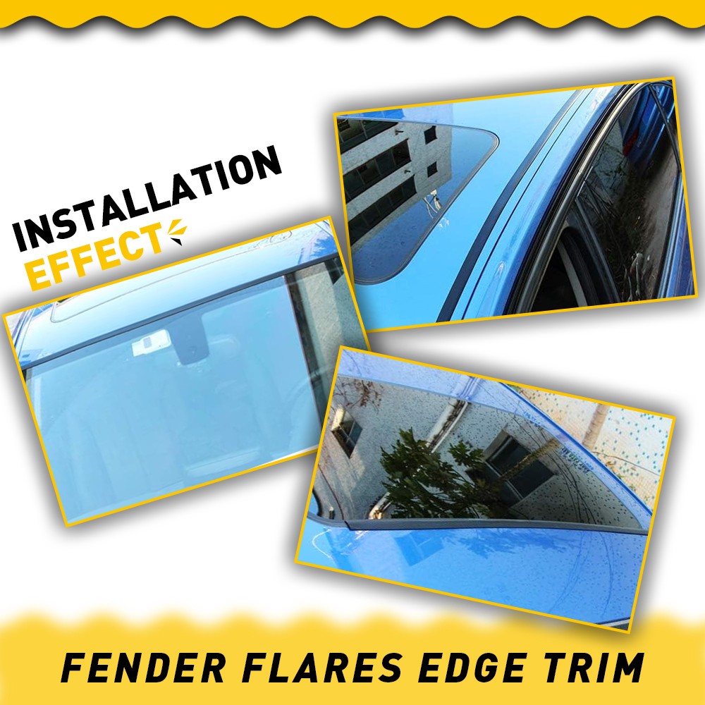 4M Car Auto Windshield Window Trim Edge Moulding Rubber Weatherstrip Seal Strip