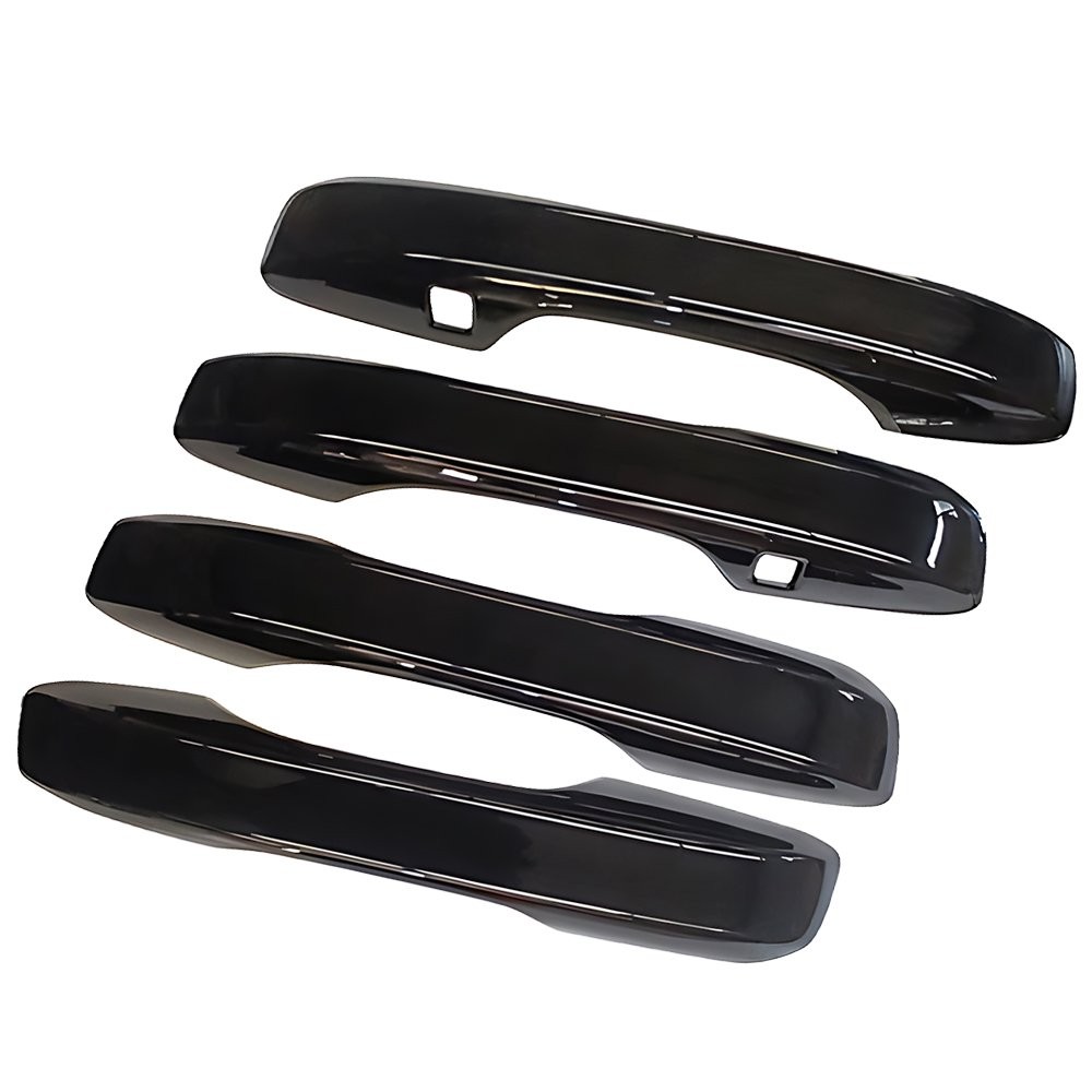 4x For 2022-2024 2025 Acura Integra Door Handle Covers WITH Front Smartkey Black