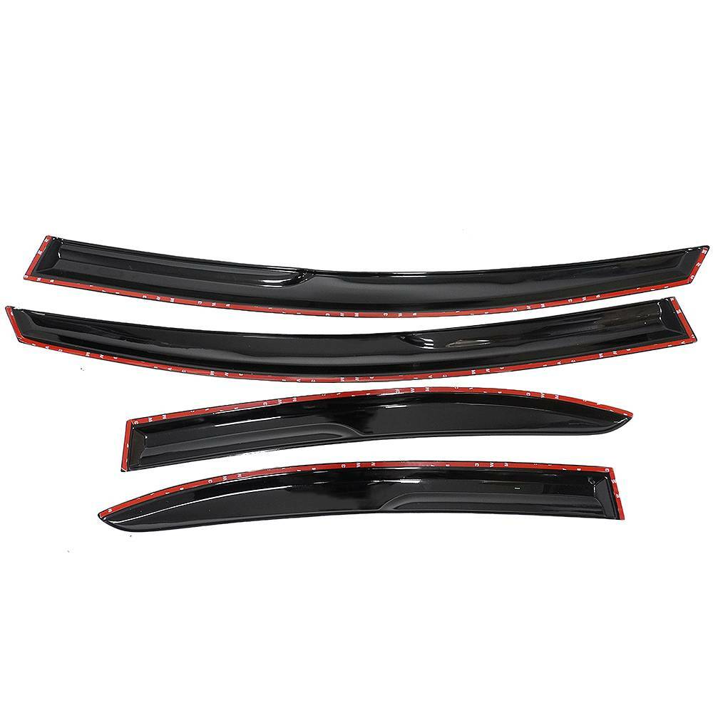 For 2006-2011 Honda Civic Sedan JDM Mugen Style Window Visors Vent Rain Guards