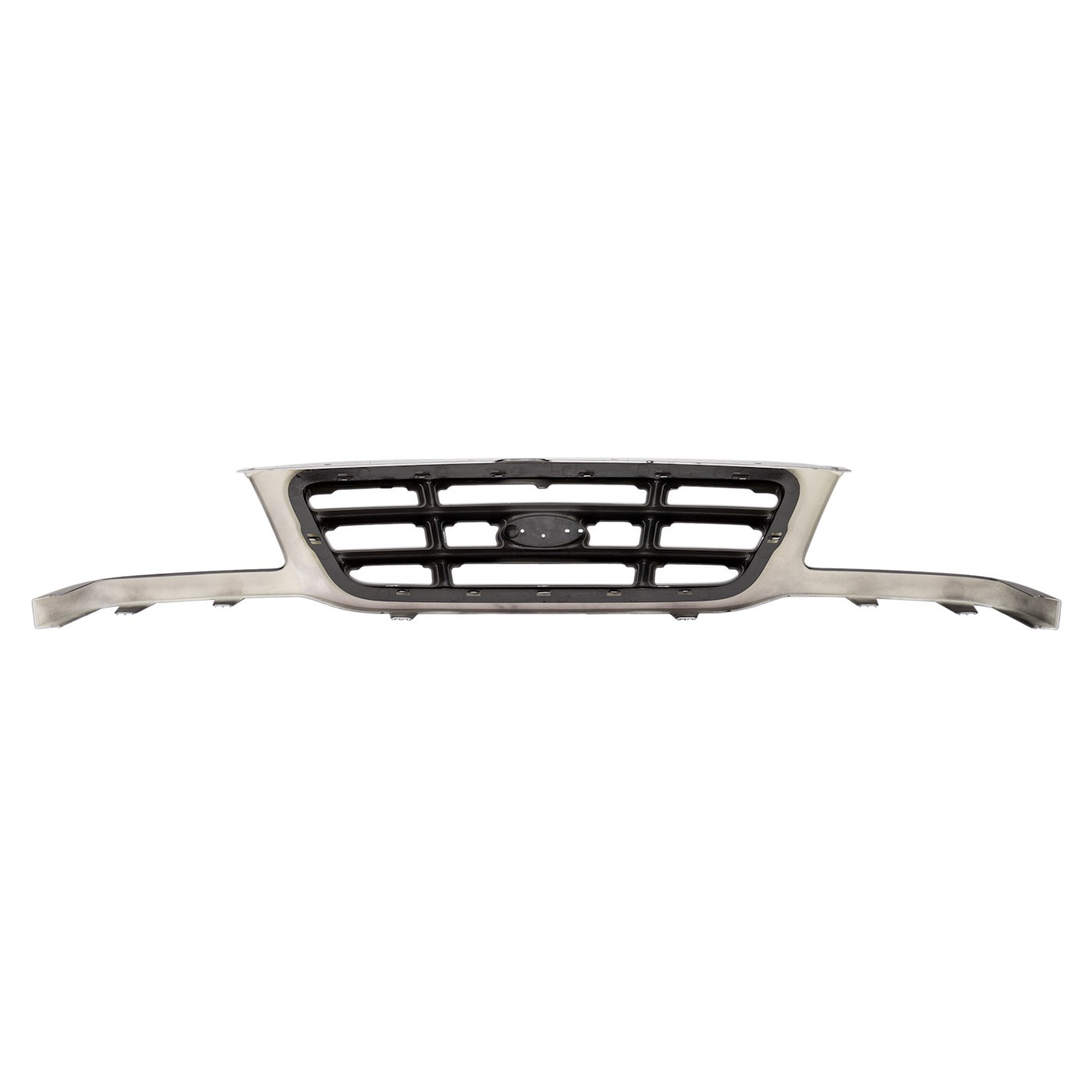 Grille For 2001-2003 Ford Ranger Black Plastic