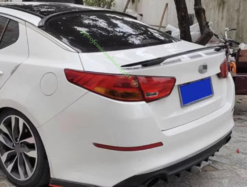 For Kia K5 Optima 2011-2015 Glossy Black Rear Spoiler Tail Trunk Lip Wing Bar 1X