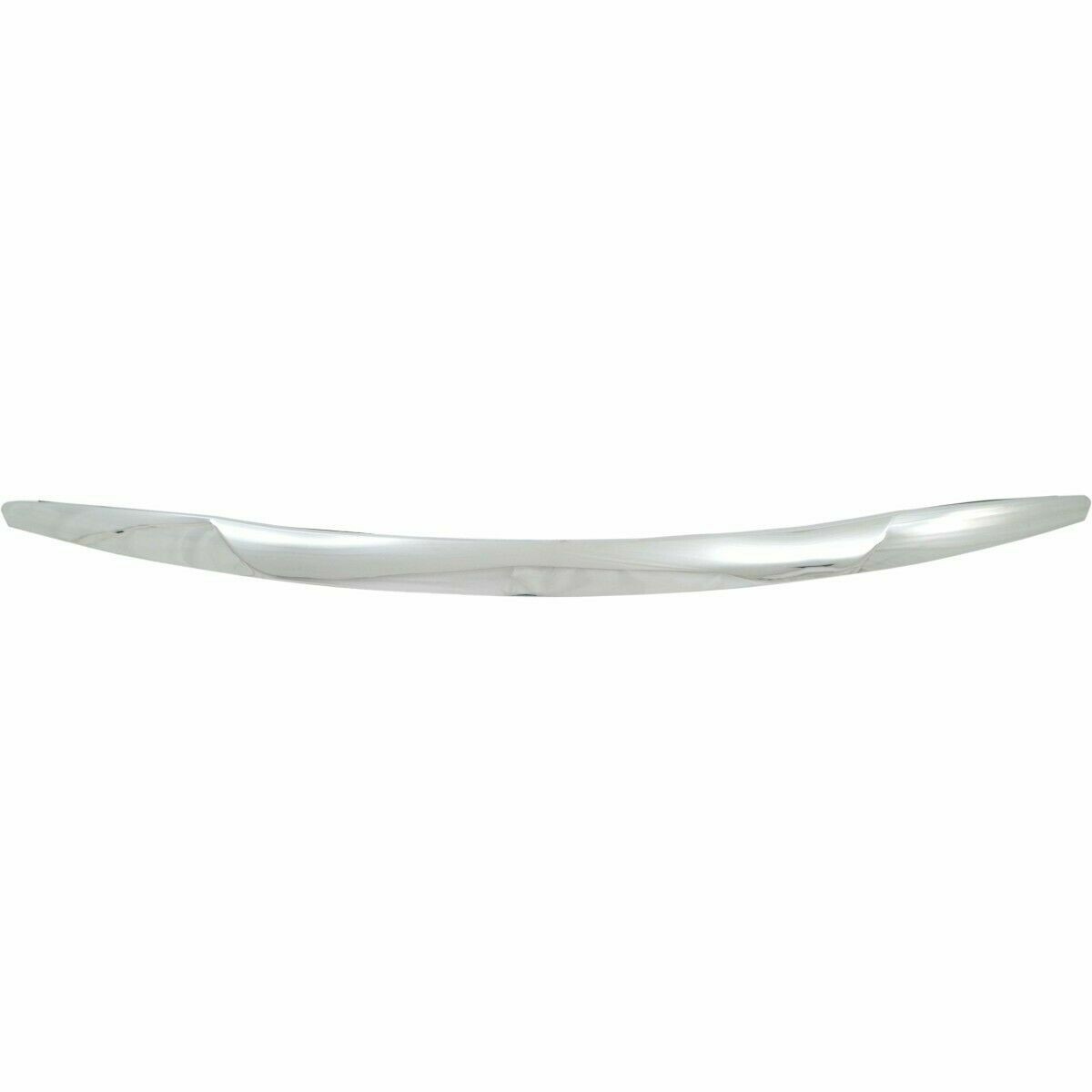 for 2014 2015 Hyundai Sonata Hood Molding, Chrome/Painted Silver
