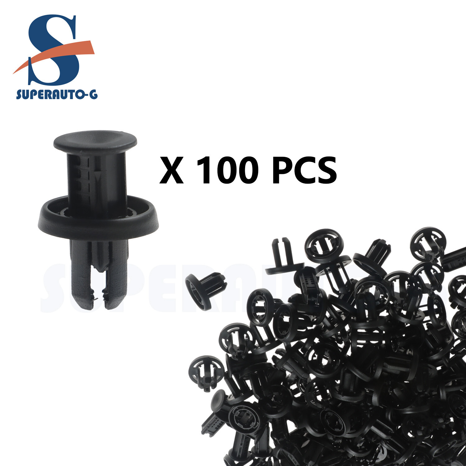 100 Car Panel Bumper Fender Grille under Cover Trim Clips for 13-18 Honda Acura