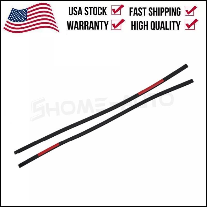 Right & Left Roof-Drip Molding For TOYOTA 2007-2020 Tundra DOUBLE CAB US