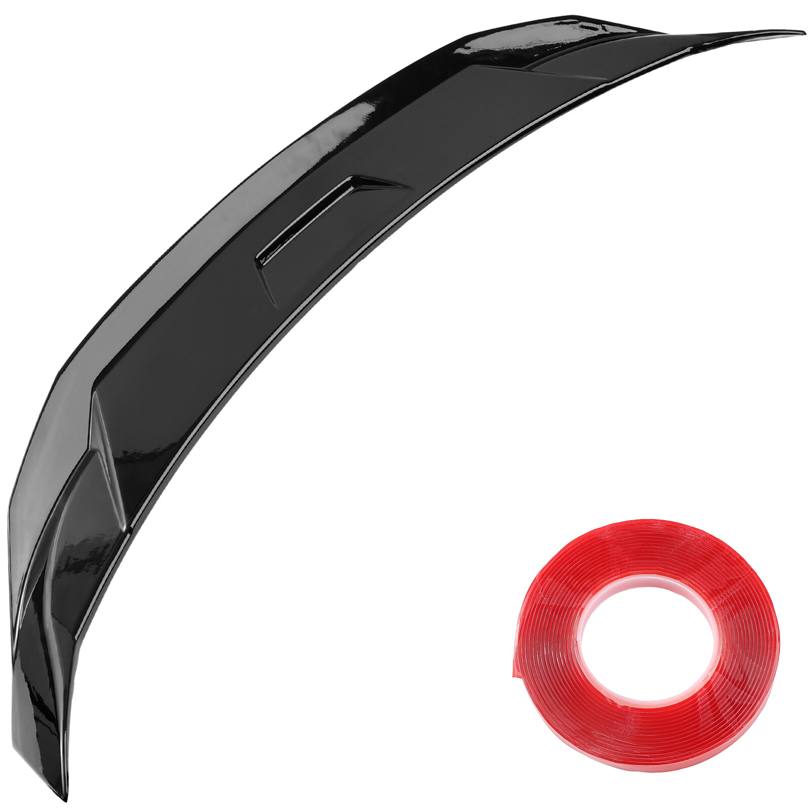 FOR 2022-2025 Honda Civic 11th Sedan Glossy Black Rear Trunk Lip Spoiler Wing
