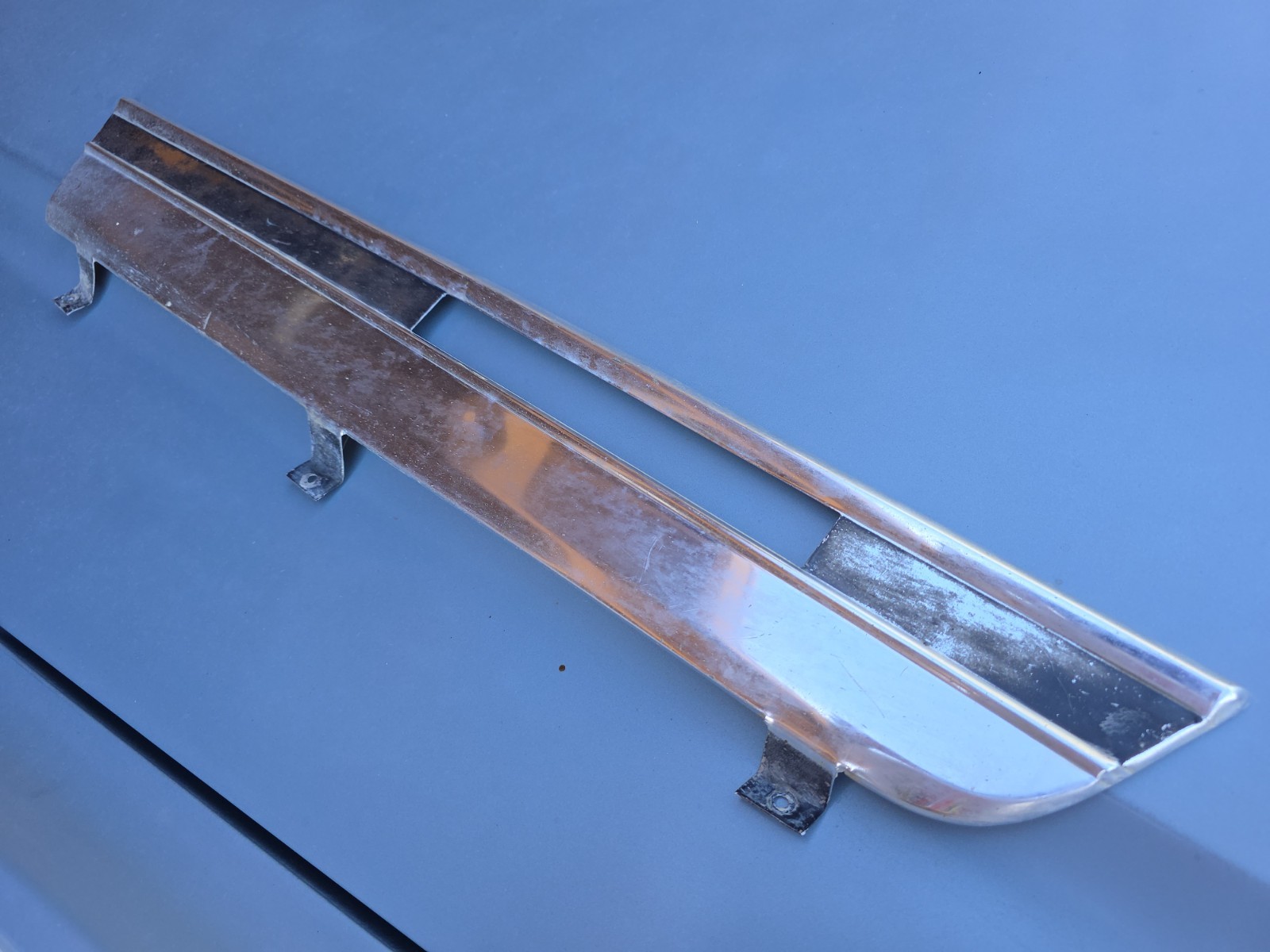 73 1973 Monte Carlo Driver Side Rear Lower Rocker Trim Panel, One Year Only.