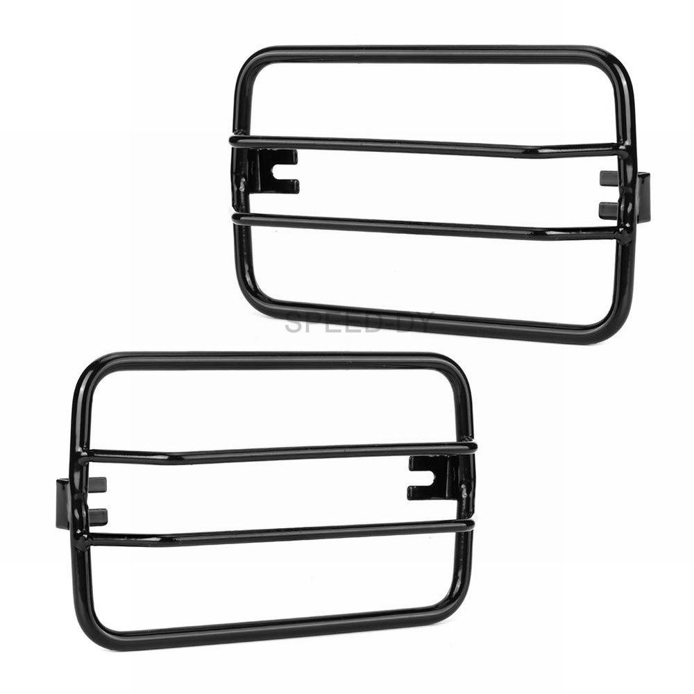 Front Bumper Side Turn Signal Light Guard Cover Fit Jeep Wrangler TJ 1997-06