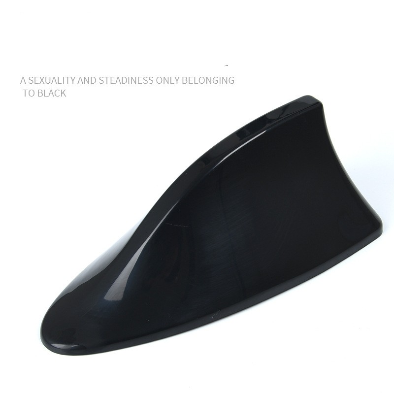 Universal Shark Fin Antenna Cover Car Trim Signal Radio AM/ FM Aerial Black USA