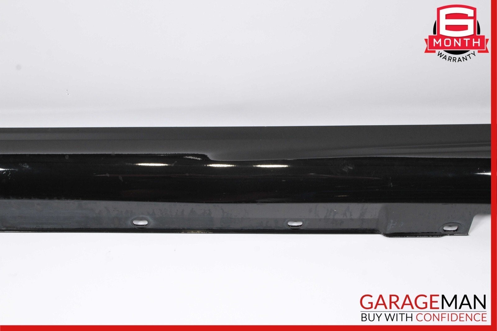 08-14 Mercedes W204 C250 C300 Exterior Door Trim Moulding Rear Left Black OEM