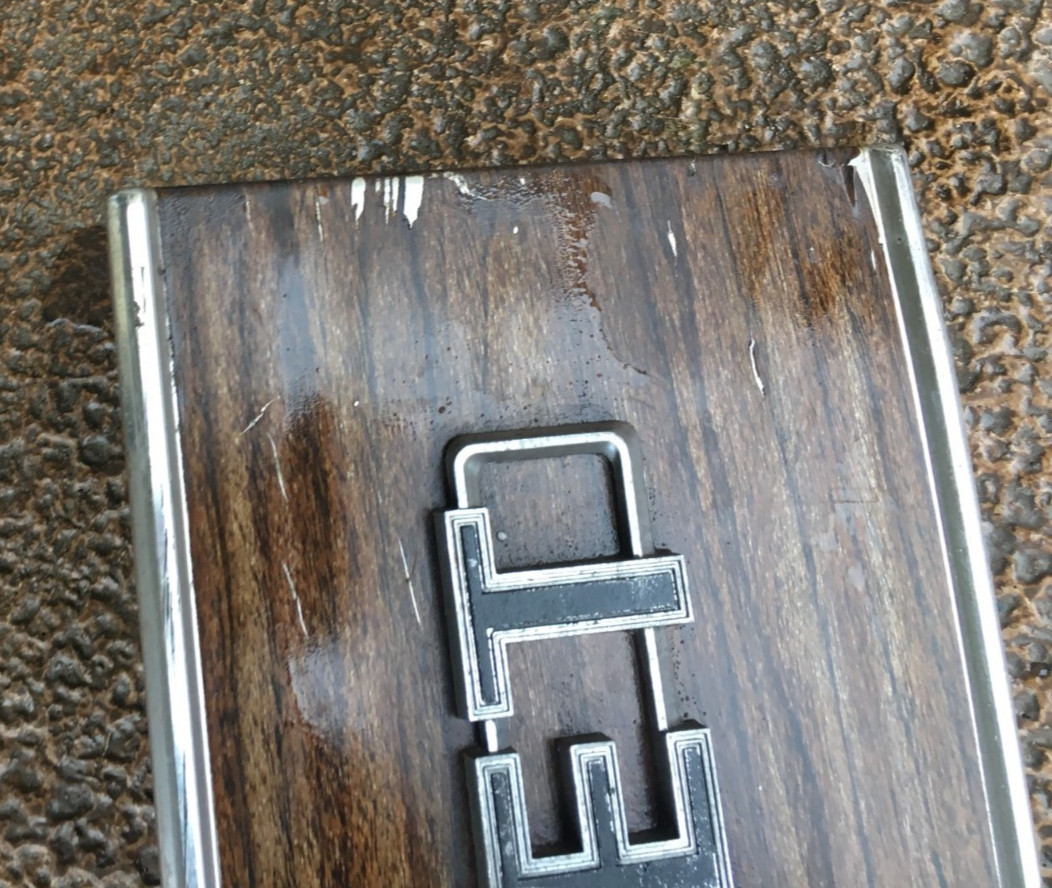 1973 – 1979 Chevrolet Truck Tailgate Panel Trim Wood Grain Molding Tail Gate