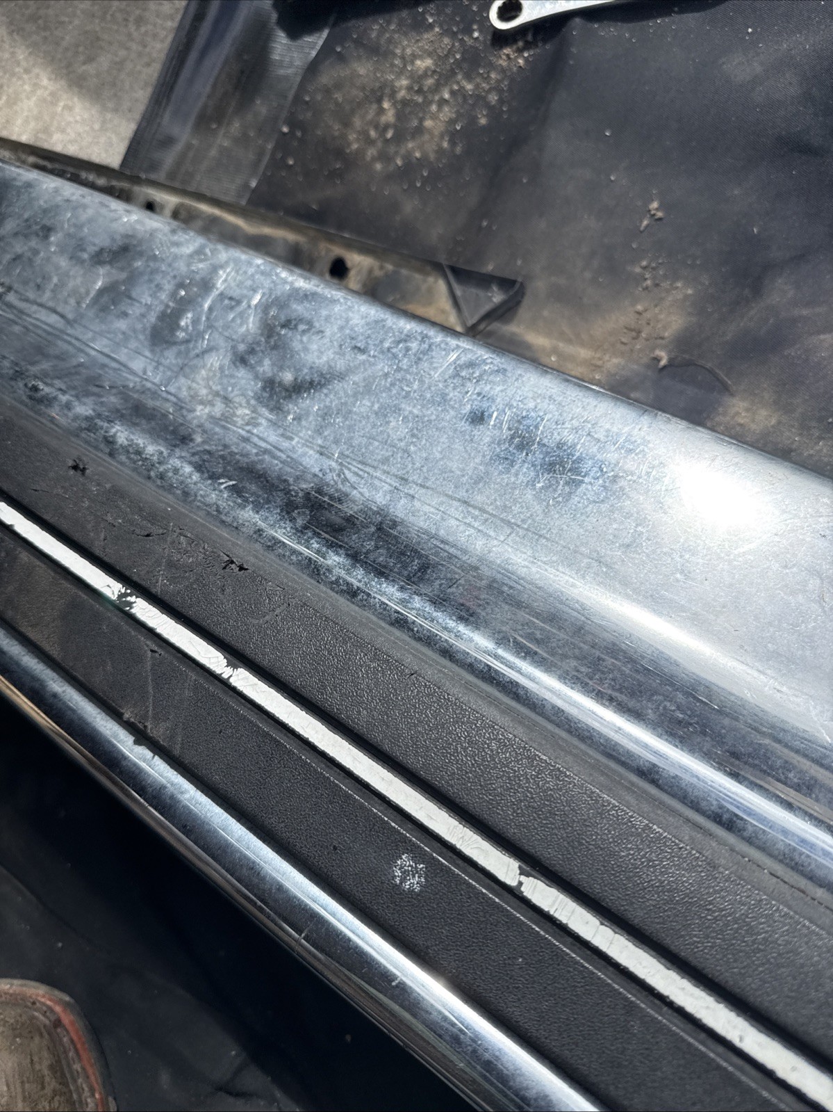 80-89 CADILLAC DEVILLE FLEETWOOD BROUGHAM REAR BUMPER 1980-1989