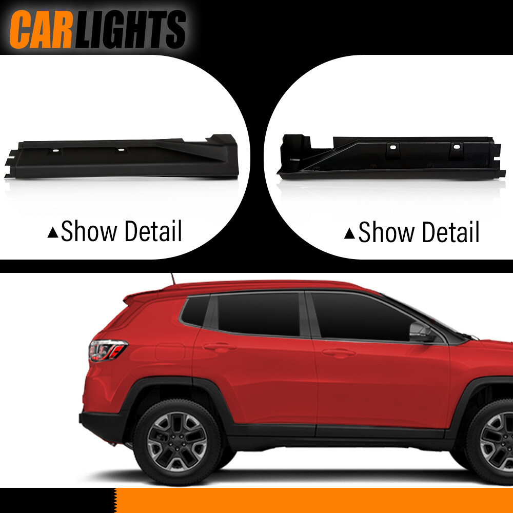 RIGHT SIDE ROCKER MOLDING PANEL TRIM FIT FOR 11-17 JEEP COMPASS REAR