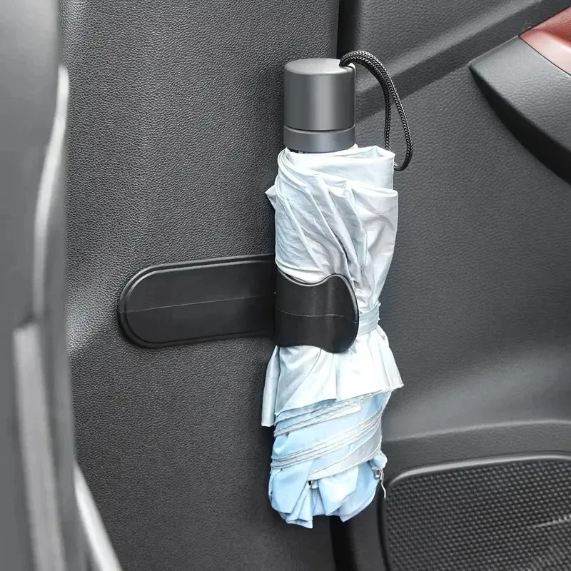 Pair Car Multifunctional Umbrella Holder Fixing Bracket Trunk Fastener Clip Hook