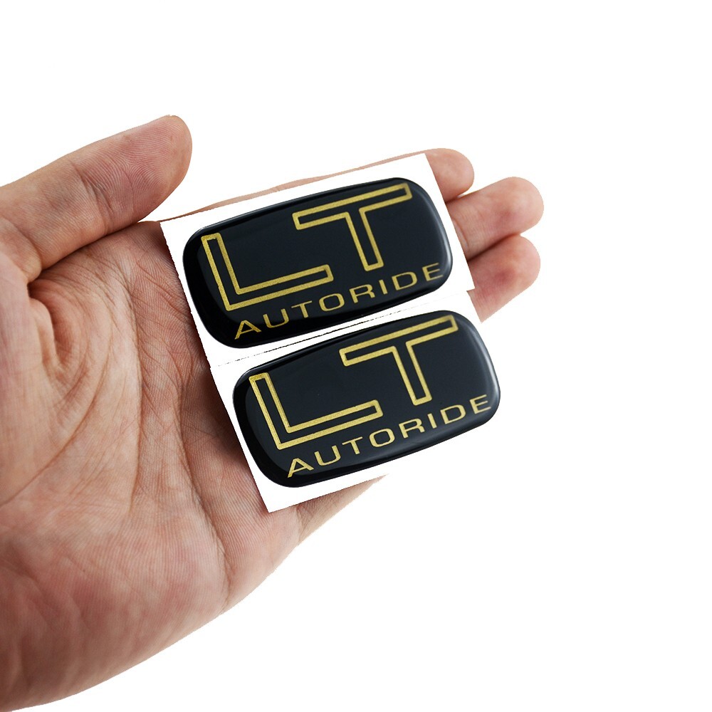 2X NEW Quarter Panel Left or Right LT Autoride Emblem 00-06 15768673 Gold Black