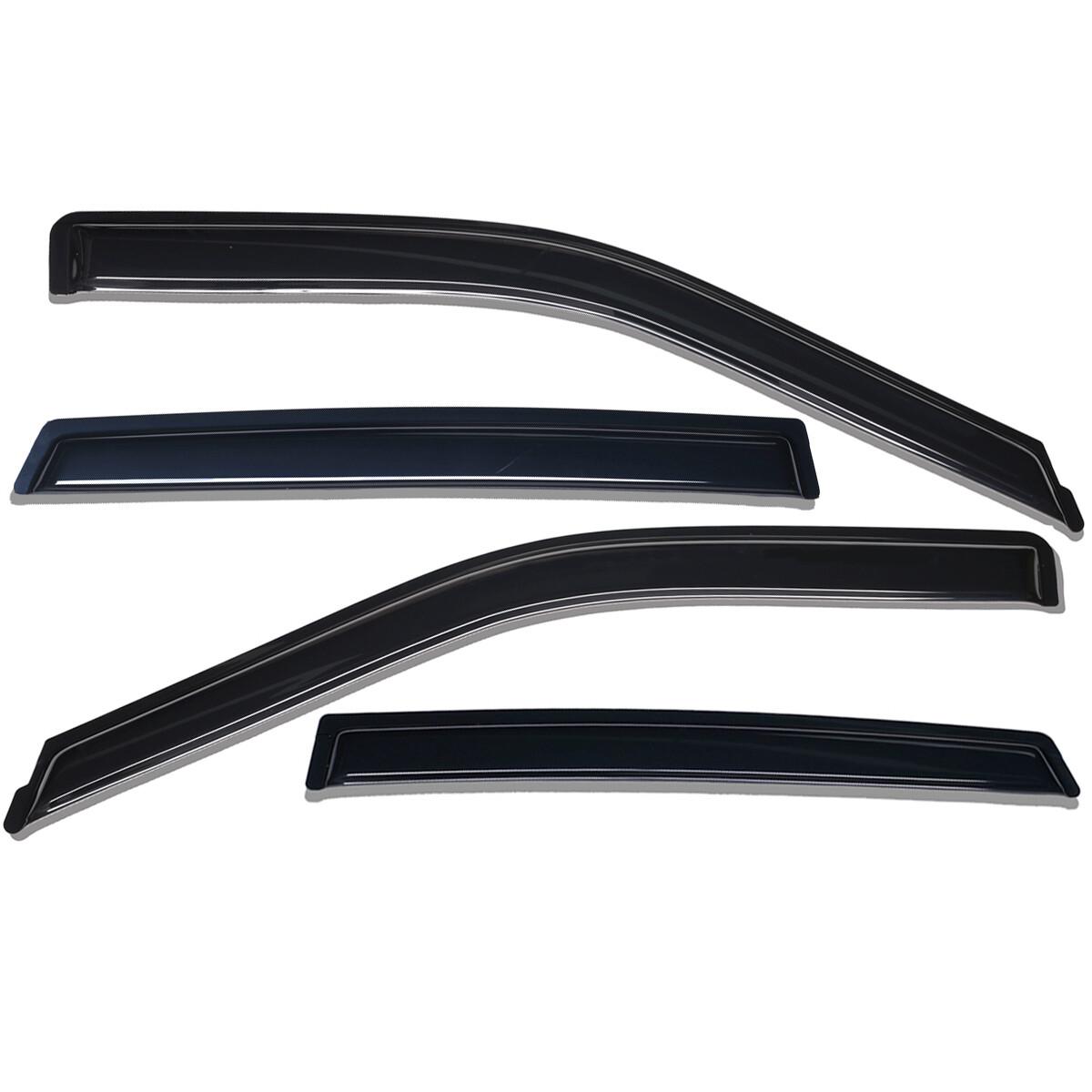 Smoke Window Visors Rain Guards Vent Shade Deflectors for 2006-2012 Toyota Rav4