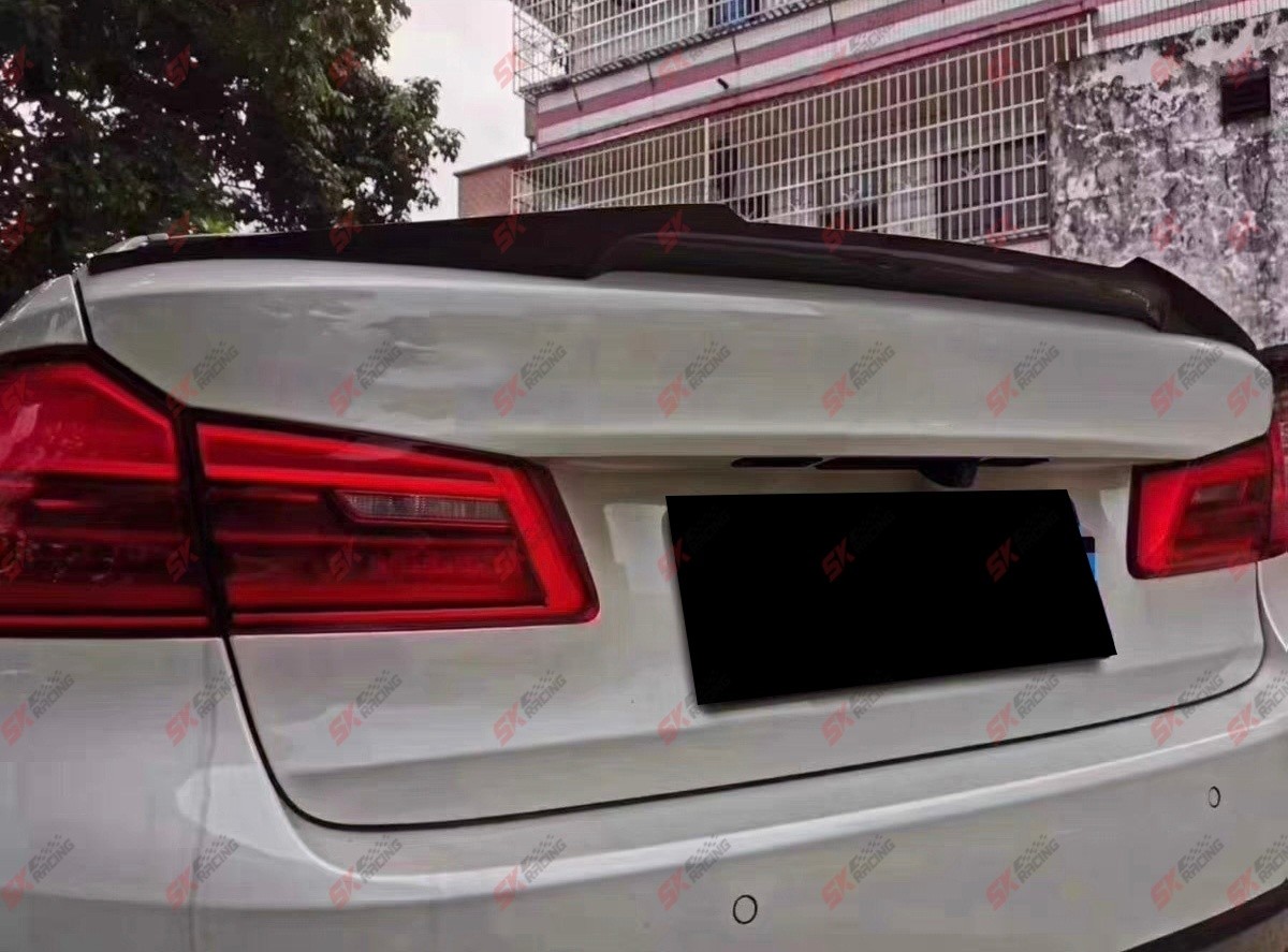 Fits BMW 5 Series G30 M5 F90 530i 540i 18+Wet/Dry Carbon Fiber Rear Spoiler Wing