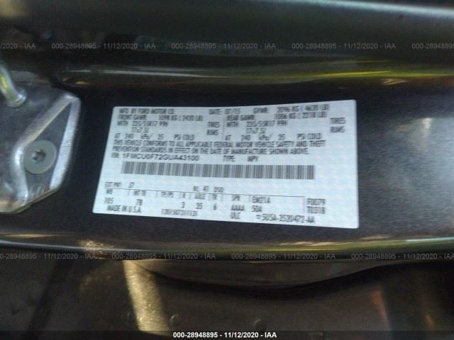 2013-2019 FORD ESCAPE LOWER LIFTGATE MOULDING