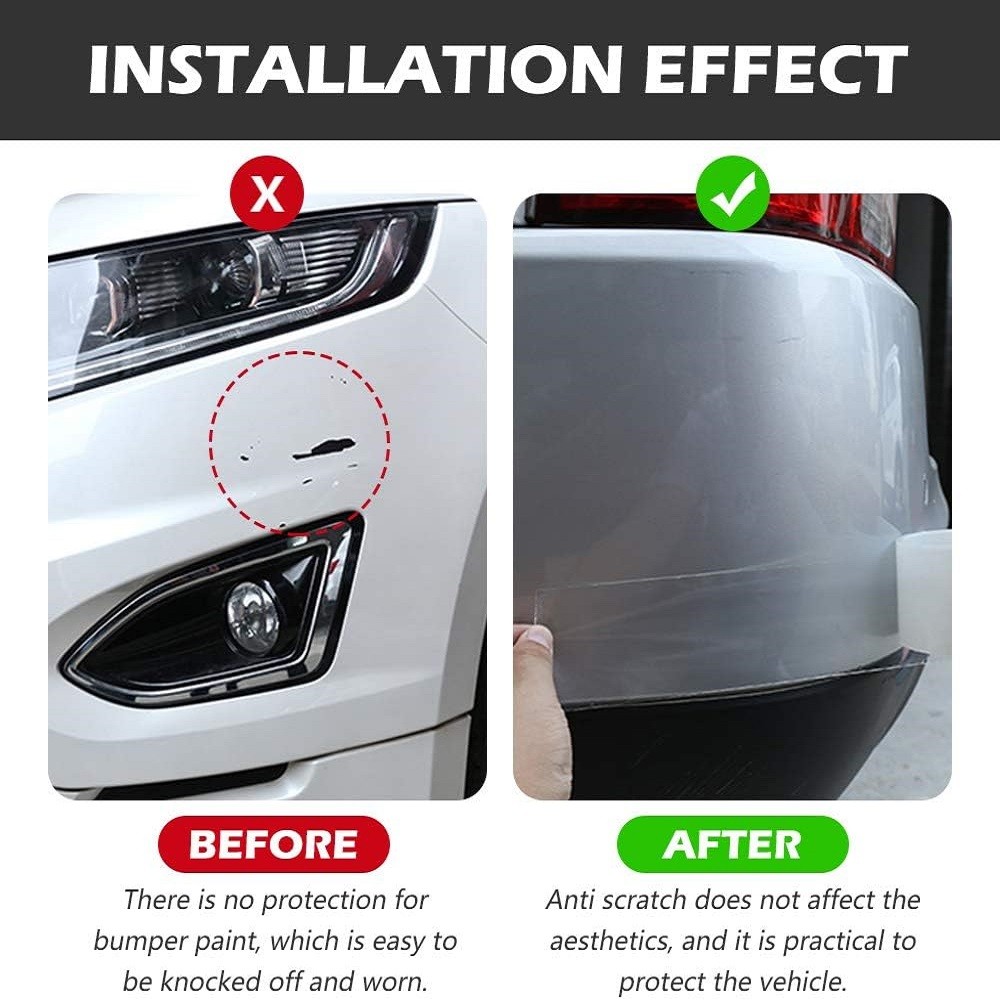 10M Clear Car Sticker Door Edge Sill-Scuff Anti Scratch Tape Protection Film