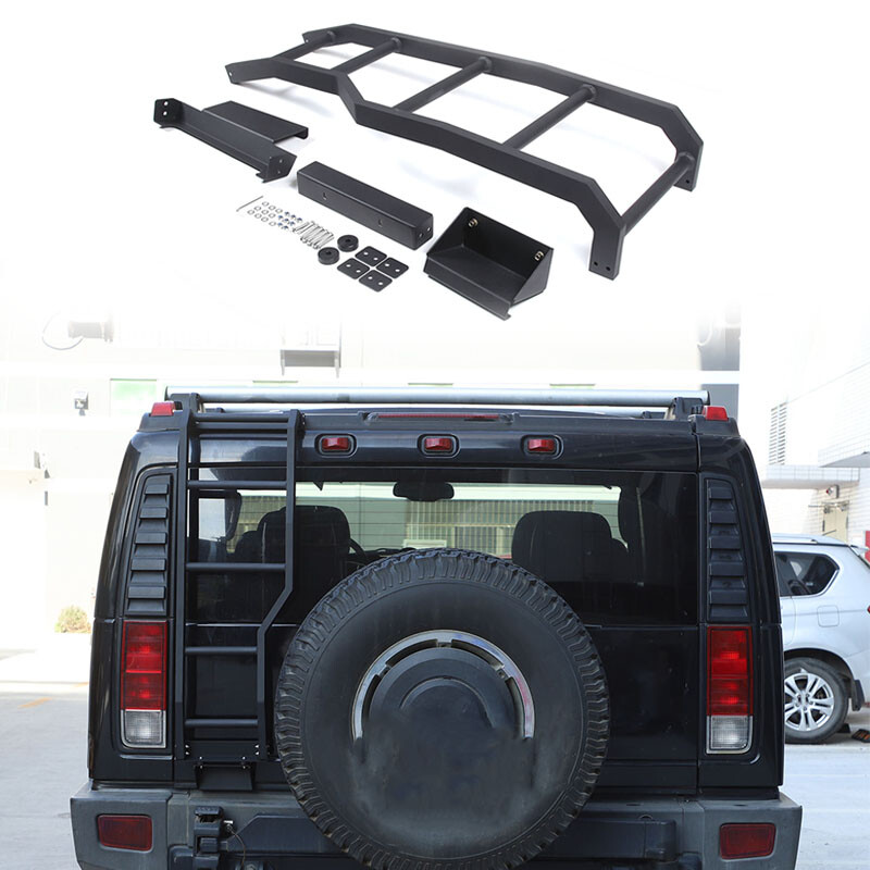 Trunk Rear Hatch Tailgate Ladder Trunk Storage Box Kits For Hummer H2 2003-2009