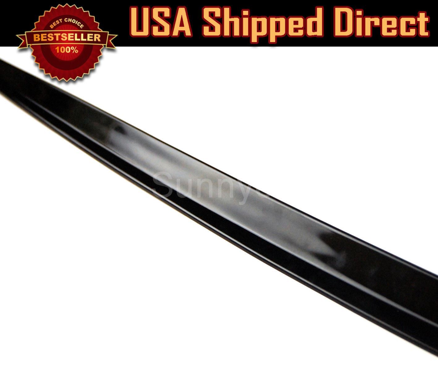 47″ Universal Glossy Black Rear Trunk Deck Lip Spoiler Wing For Mercedes Benz