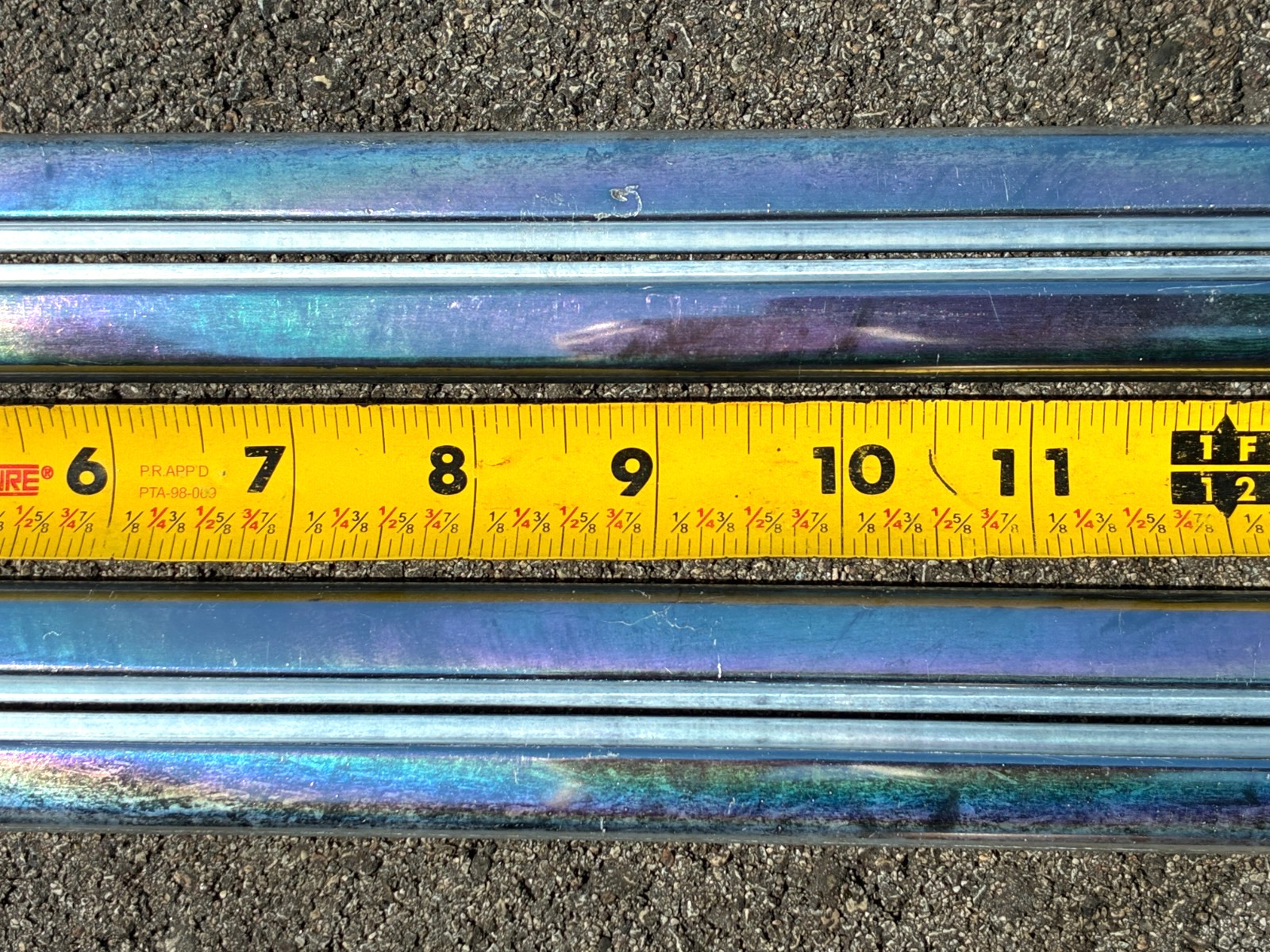 1964 FORD FALCON 4 DR. FUTURA REAR QUARTER PANEL TRIM MOULDING / MOLDING (4 PCS)