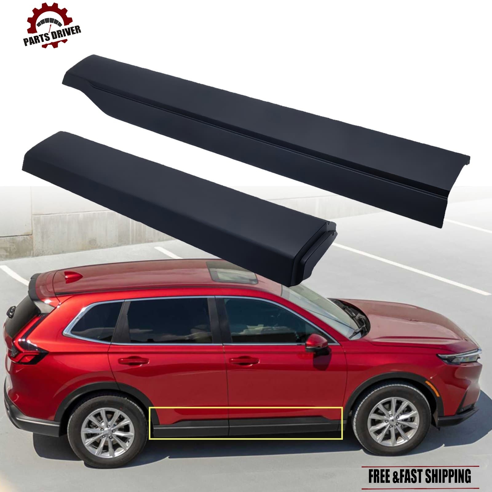 Front & Rear Door Molding Trim Panel Passenger Side For 2023-2025 Honda CR-V CRV