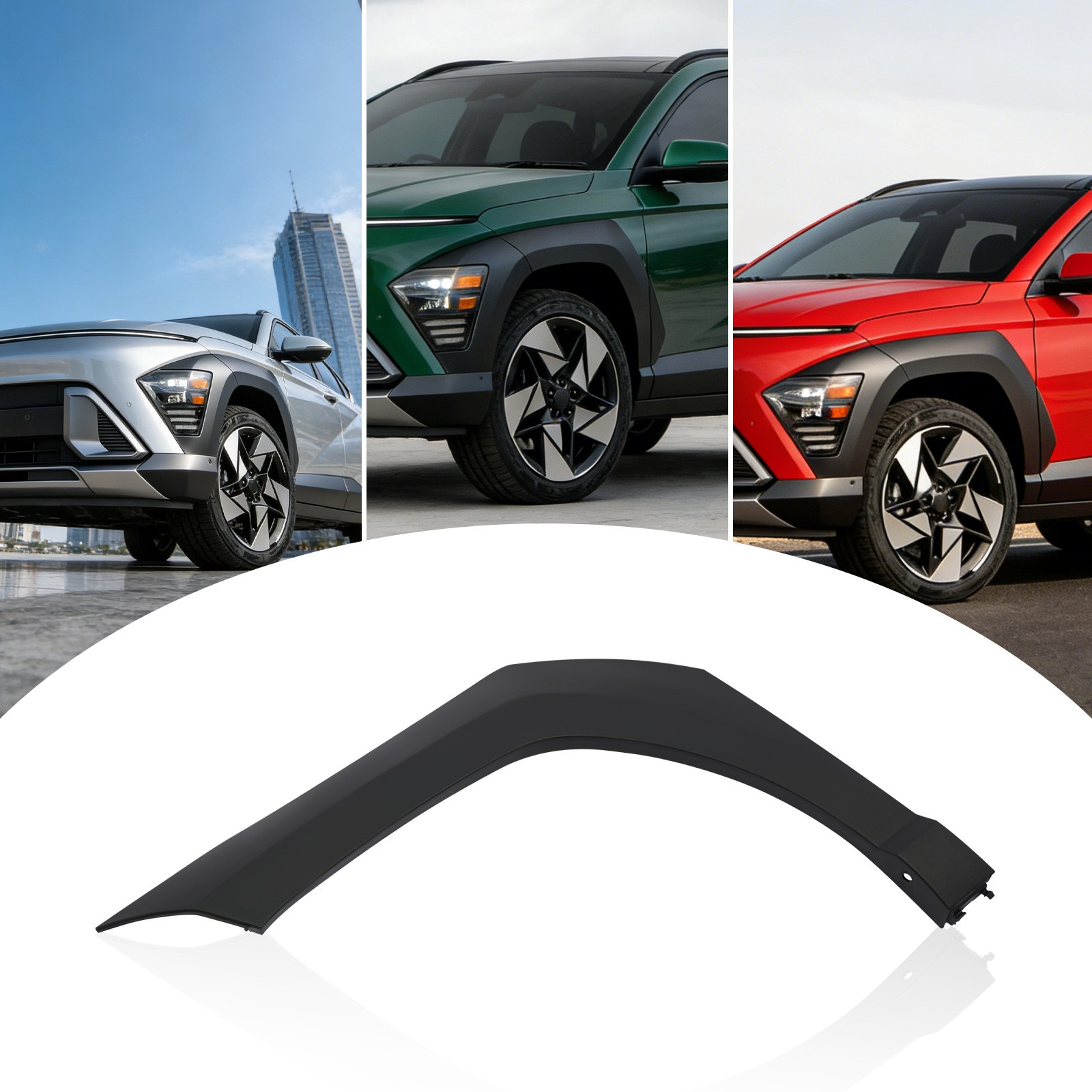 Front Fender Molding Left Driver LH for 2024-2025 Hyundai Kona / 87711-BE000