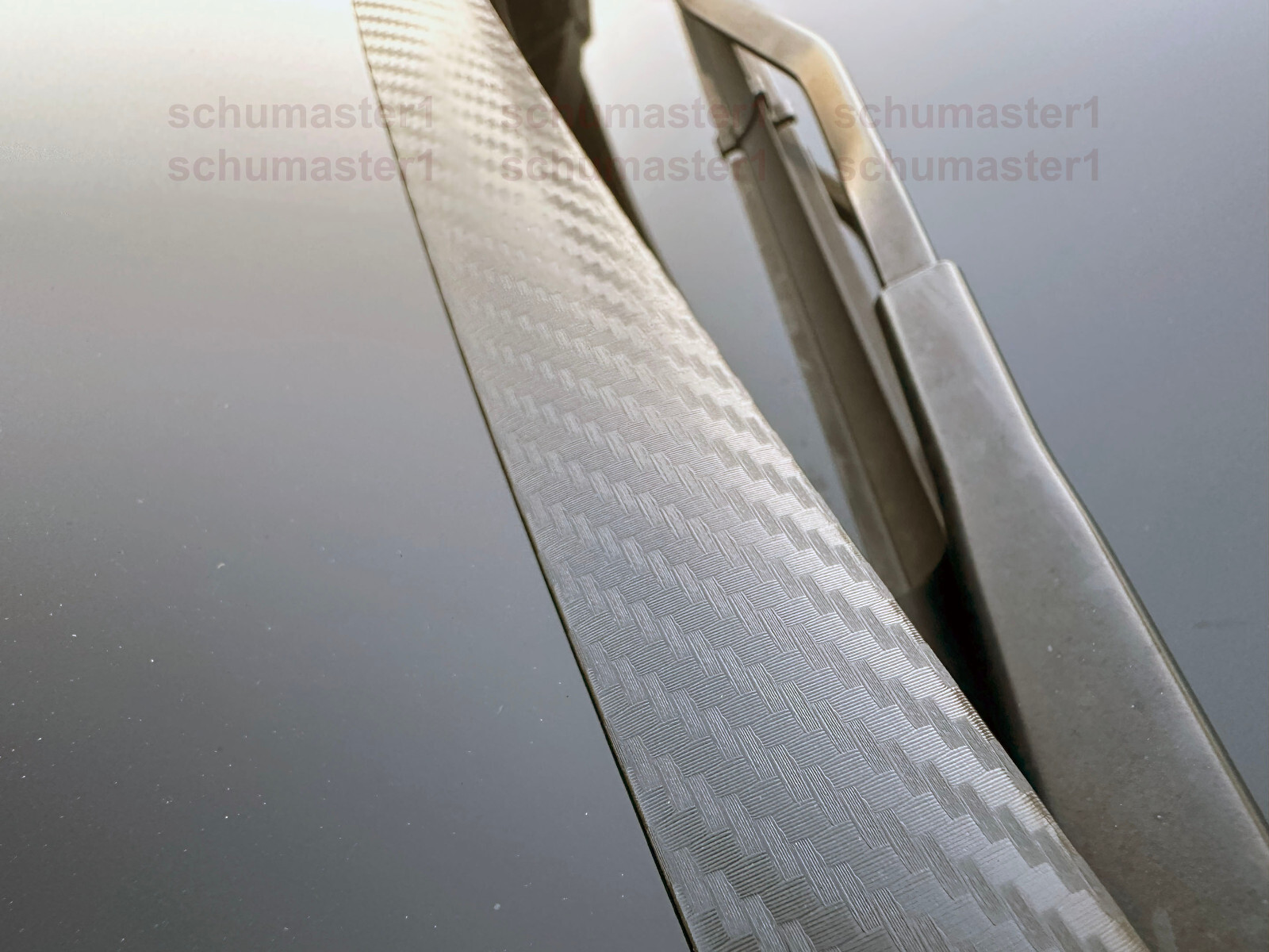 1pc Flexible CARBON FIBER Hood Trim Molding Kit – For Hummer vehicles