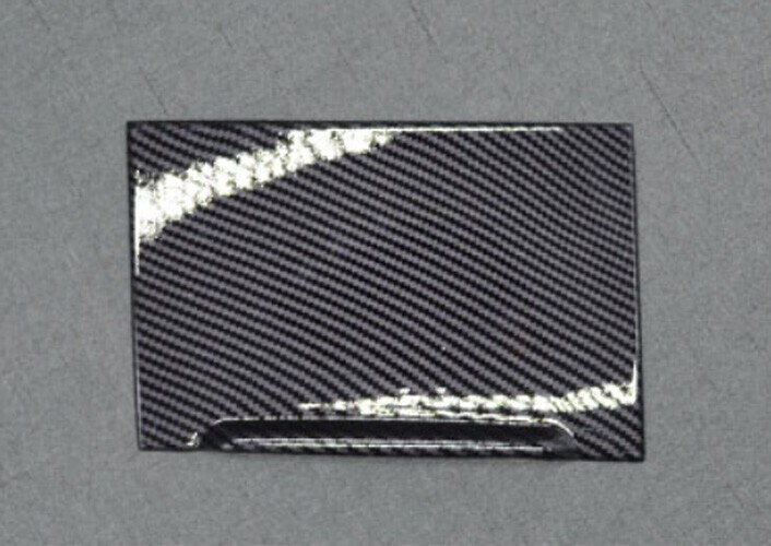 Carbon Fiber Style Console Cigarette Lighter Panel For Hyundai Elantra 2017-2018