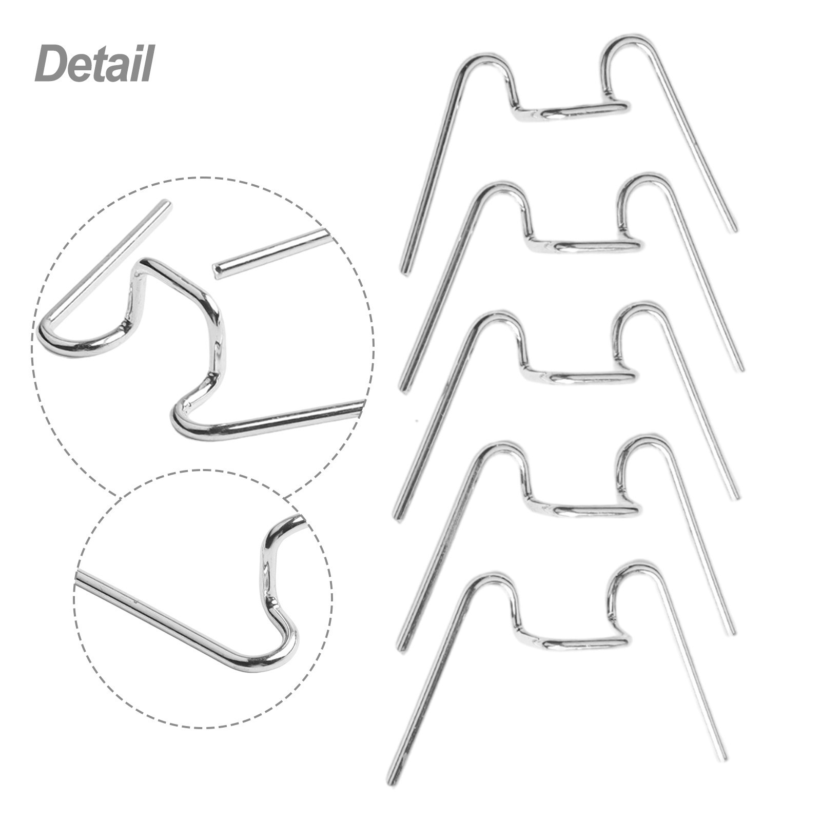 Quick and Simple Installation M Type Headlight Rim Clips for Lucas Set of 5
