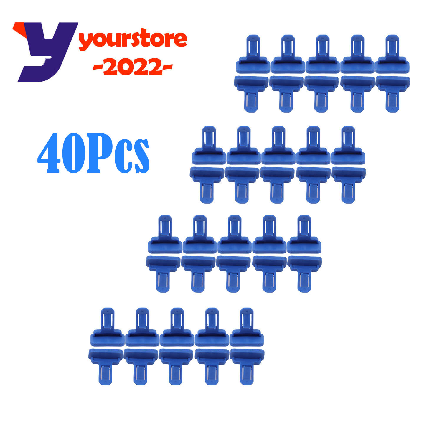 40PCS Bumper Moulding Clips Retainer Fastener for 05-21 Toyota Tacoma 2.7L 3.5L