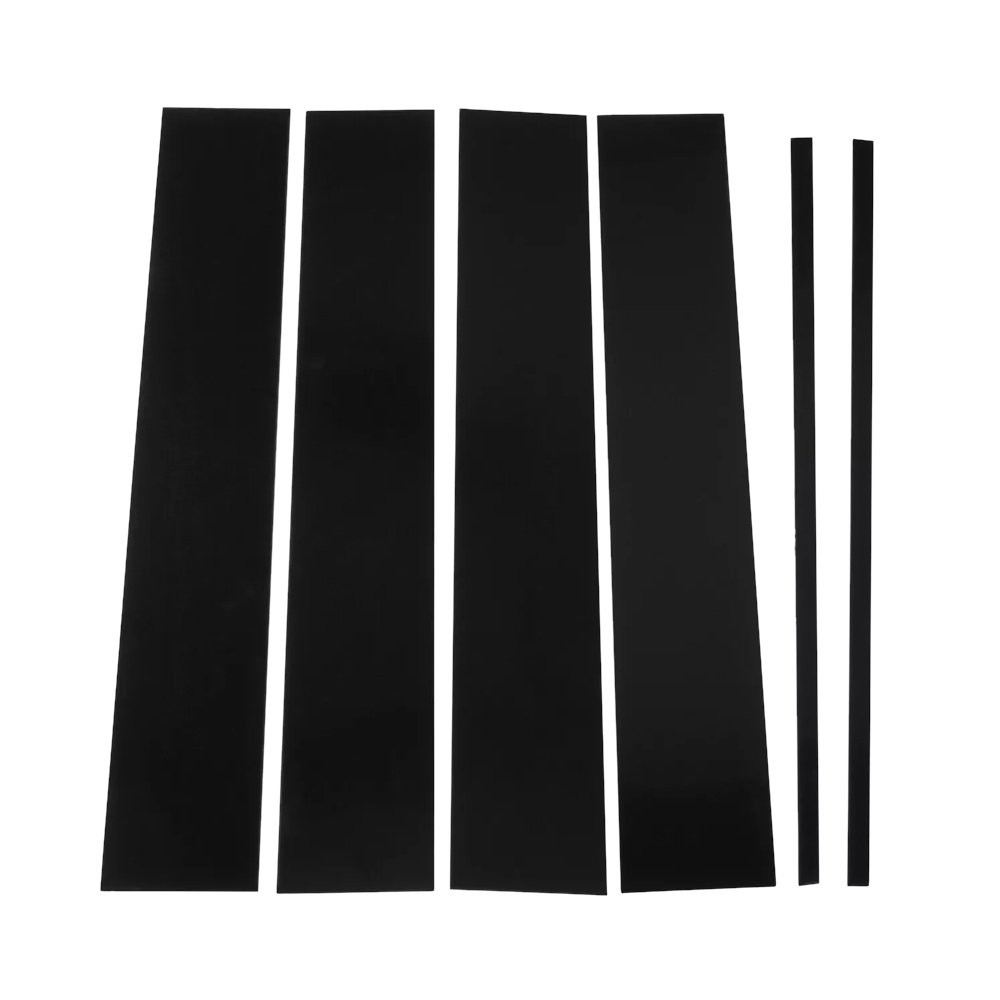 6pc Chrome Pillar Post For 15-20 GMC Yukon Chevrolet Tahoe Door Cover Panel Trim