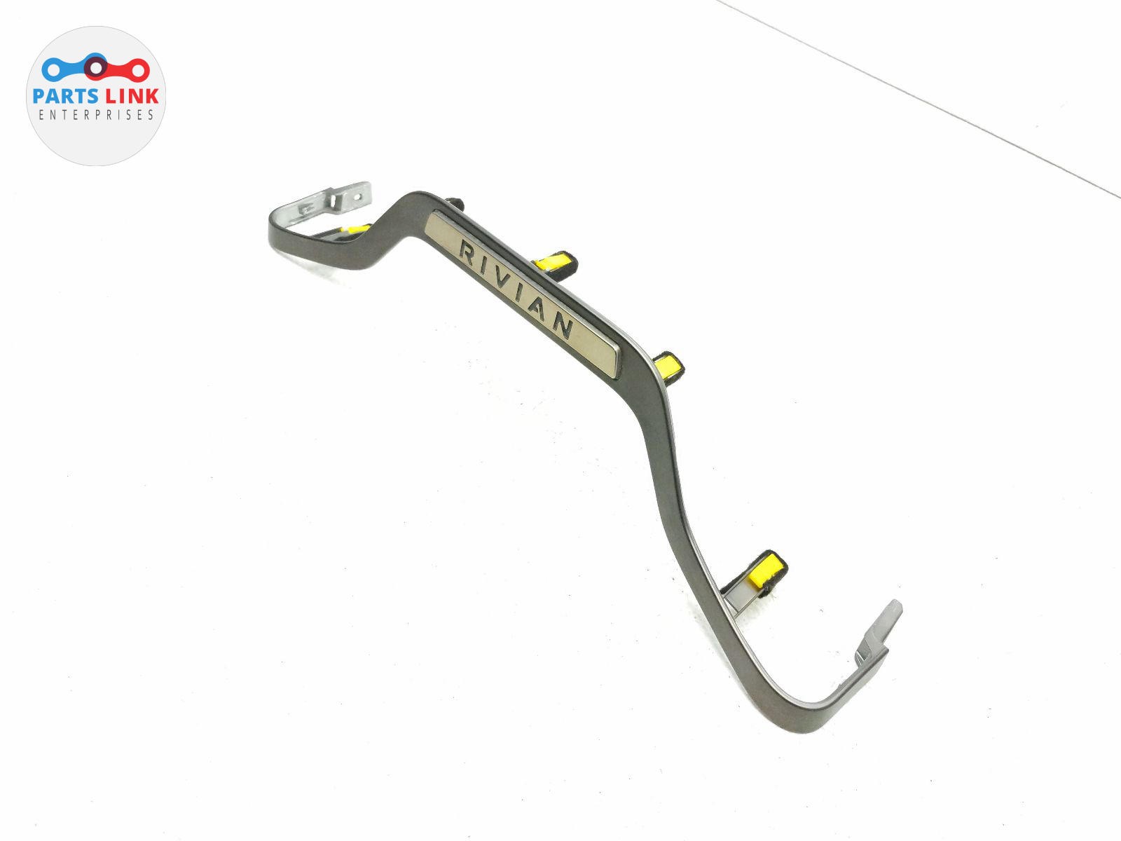 2022-24 RIVIAN R1S R1T FRONT SEAT NAMEPLATE UPPER BEZEL APPLIQUE GARNISH MOLDING