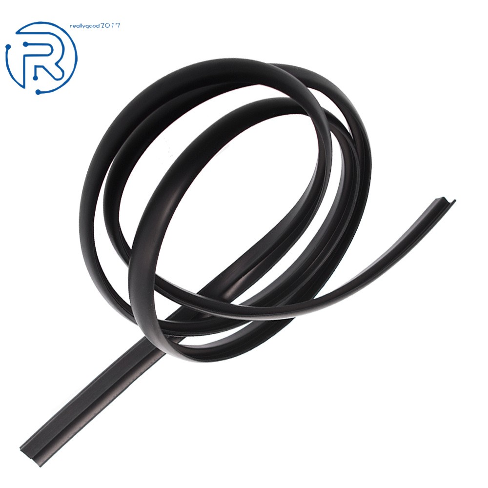 Front Under Windshield Panel Sealed Replacement Moulding Black Universal Car