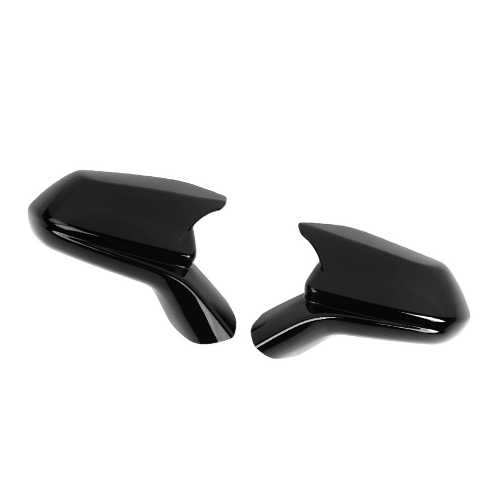 🏆 Gloss Black Look Rearview Mirror Cover Caps Overlay for 16-23 Chevy Camaro