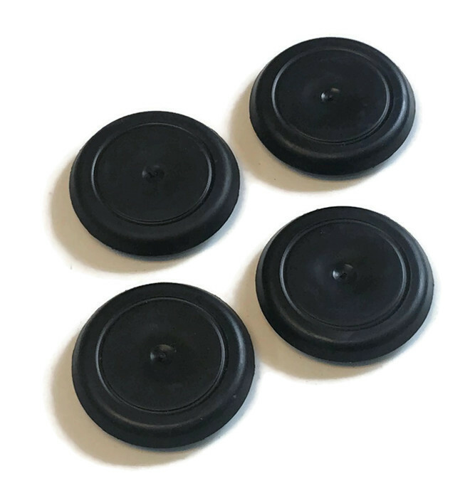 (4) 1-1/4 Inch Black Rubber FLUSH MOUNT HOLE PLUG – Sheet Metal Auto Body Panel