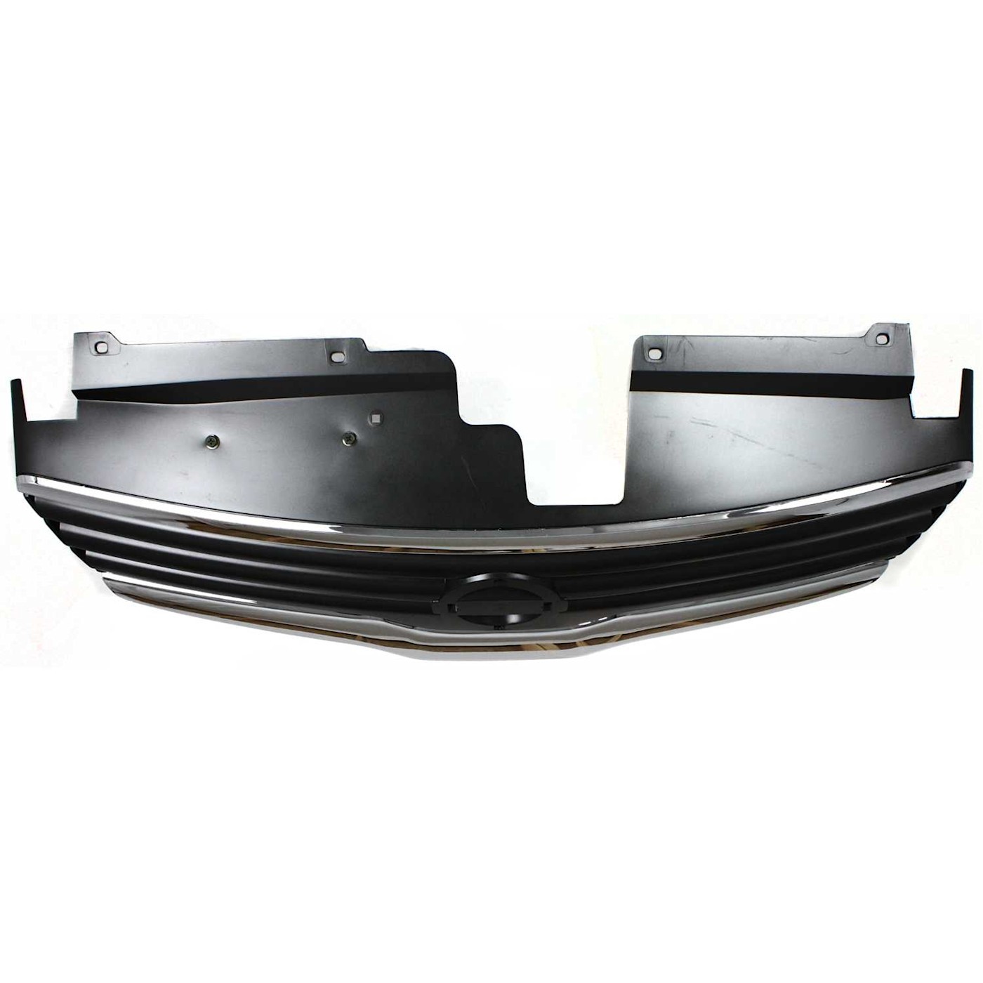 Grille Assembly For 07-09 Nissan Altima Sedan Chrome Shell With Emblem Provision