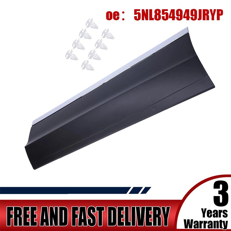 Rear Door Molding Trim Left Driver Side For VW Tiguan 2018-2022 5NL854949JRYP