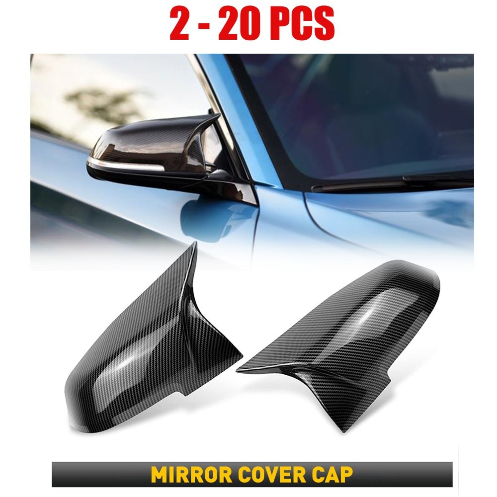 2-20X Carbon Mirror Side Fiber Cover for BMW 3 Series Caps F30 F31 320i 328i