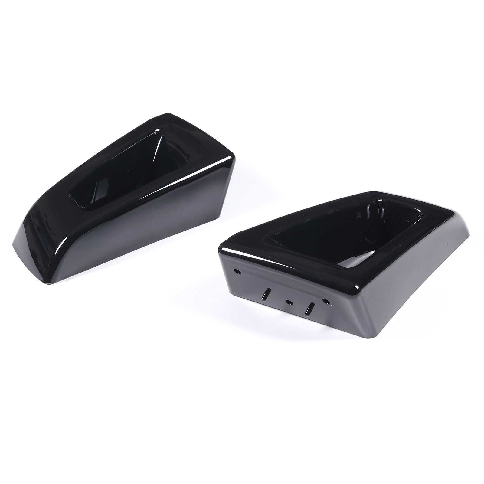 For HUMMER H2 Gloss Black Front Rear headlight Hood Tail light vent cover 11PCS