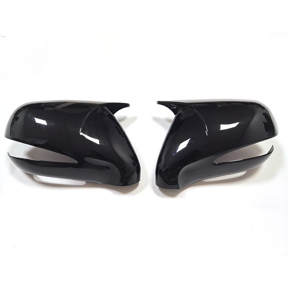 For LHD Lexus RX RX270 RX350 RX450 2009-2014 Gloss Black Side Mirror Cover Trim