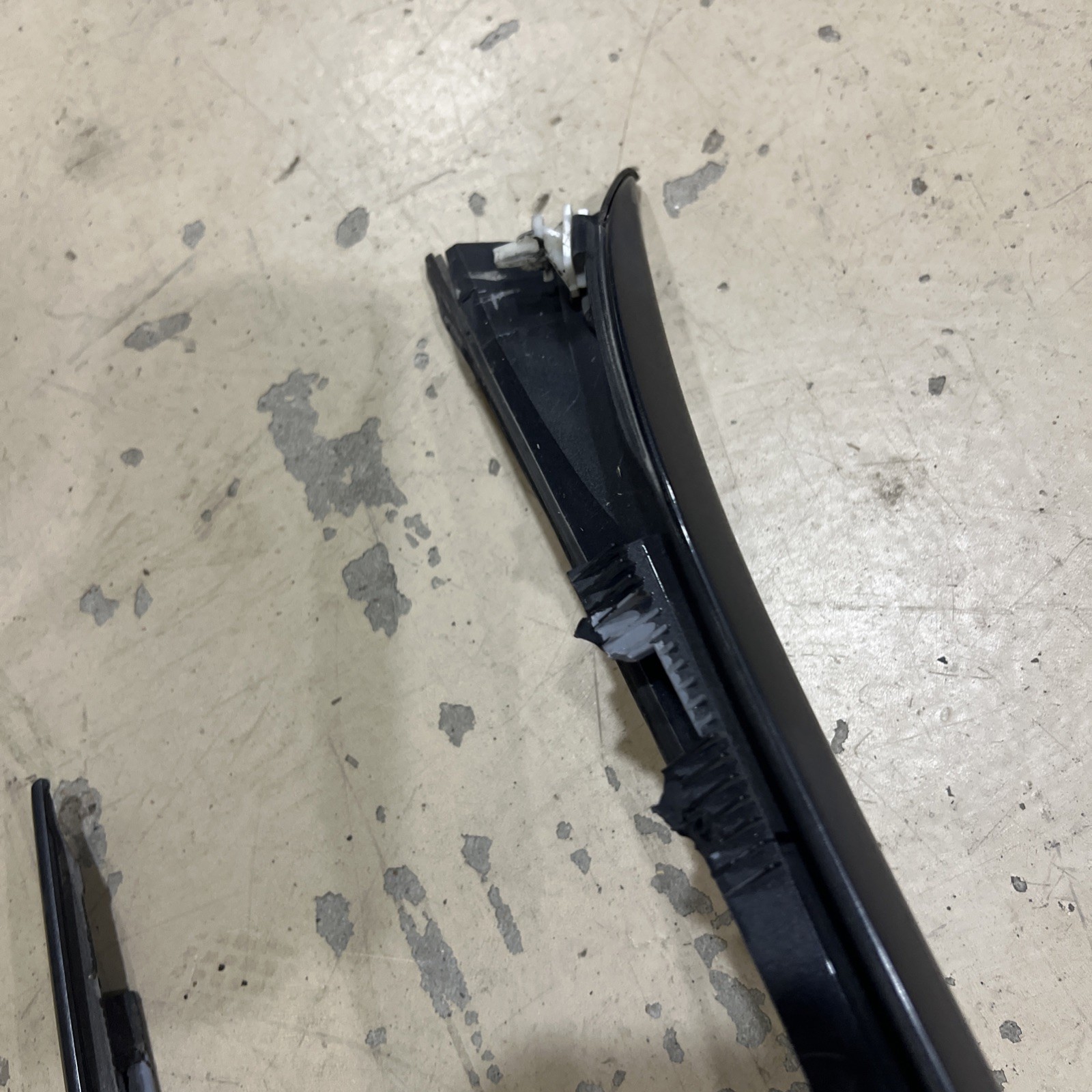 2009-2014 Acura TSX Passenger Driver Windshield Molding A Pillar Trim GREY OEM