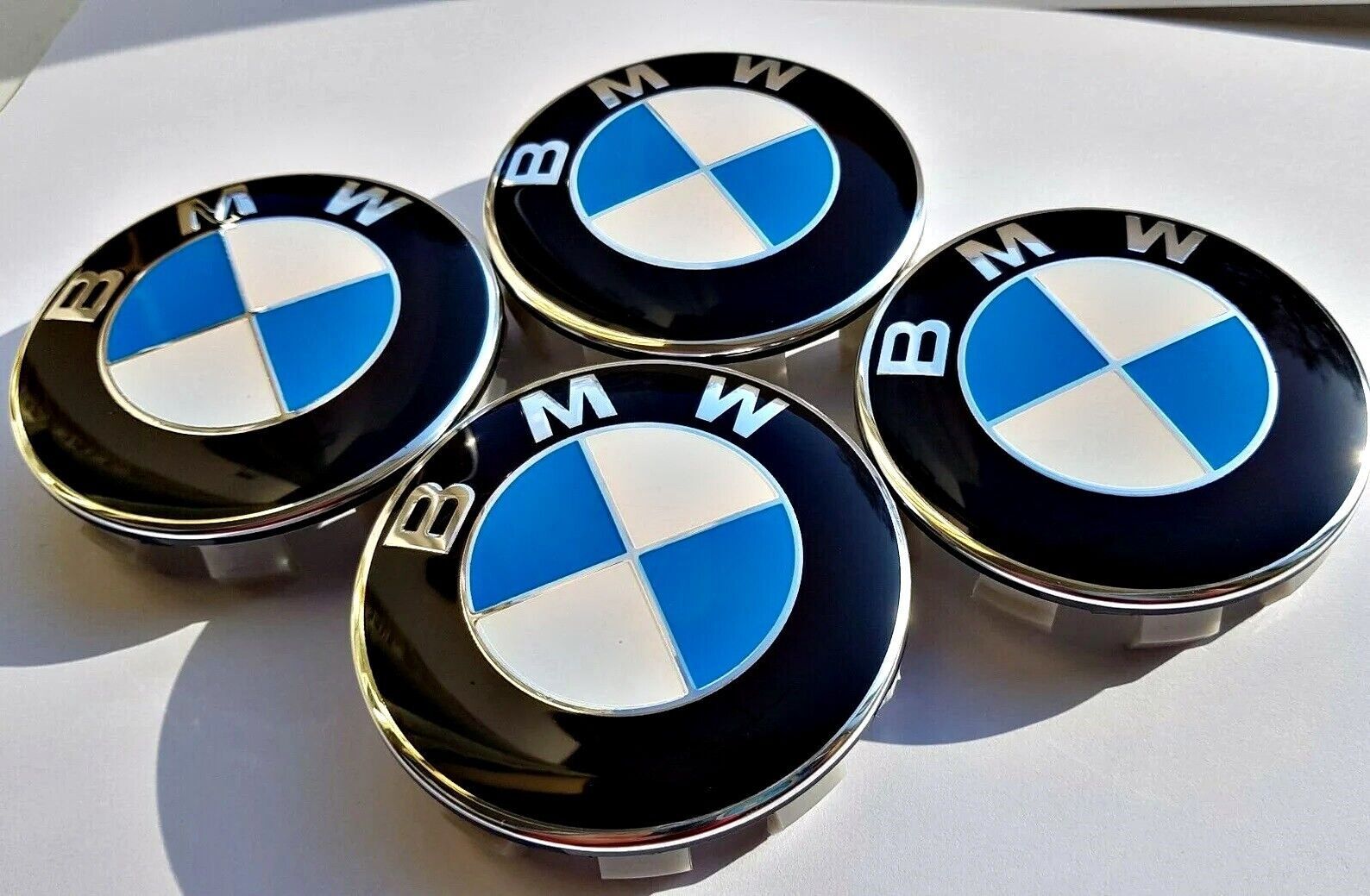 Genuine 4X 68mm Wheel Center Hub Caps Logo Badge for BMW
